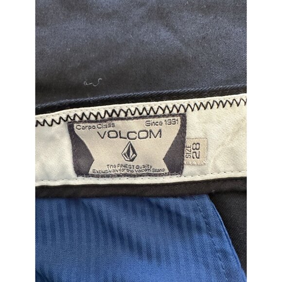 NWT Volcom Mens‎ Corpo Class Pants Black Size 28 Cotton & Polyester Blend - Picture 4 of 8